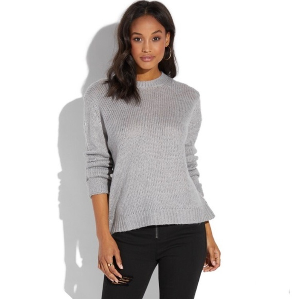 Grey Essential Crew Neck Sweater Size Medium, NWT